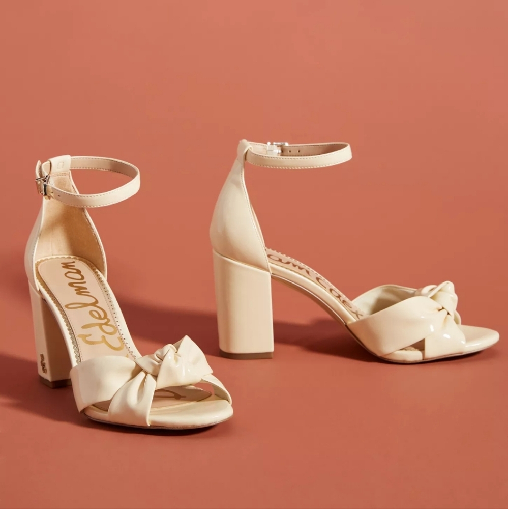 Sam Edelman Patent Leather Odina Heels Shoes Size 6.5